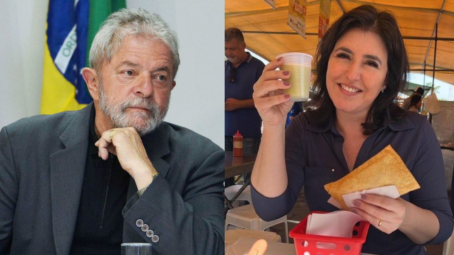 Lula e Simone Tebet