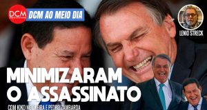 DCM Ao Meio-Dia: Bolsonaro e Mourão minimizam assassinato de petista com a cumplicidade dos isentōes