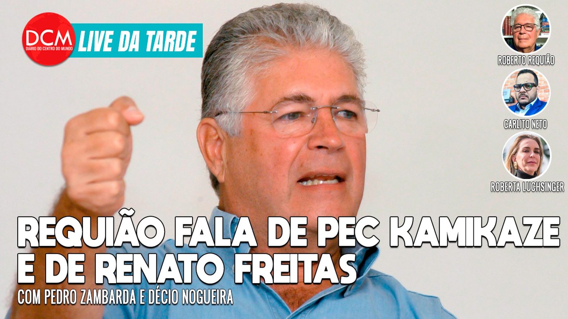 Live da Tarde: Casagrande sai da Globo após 25 anos; Requião detona PEC Kamikaze