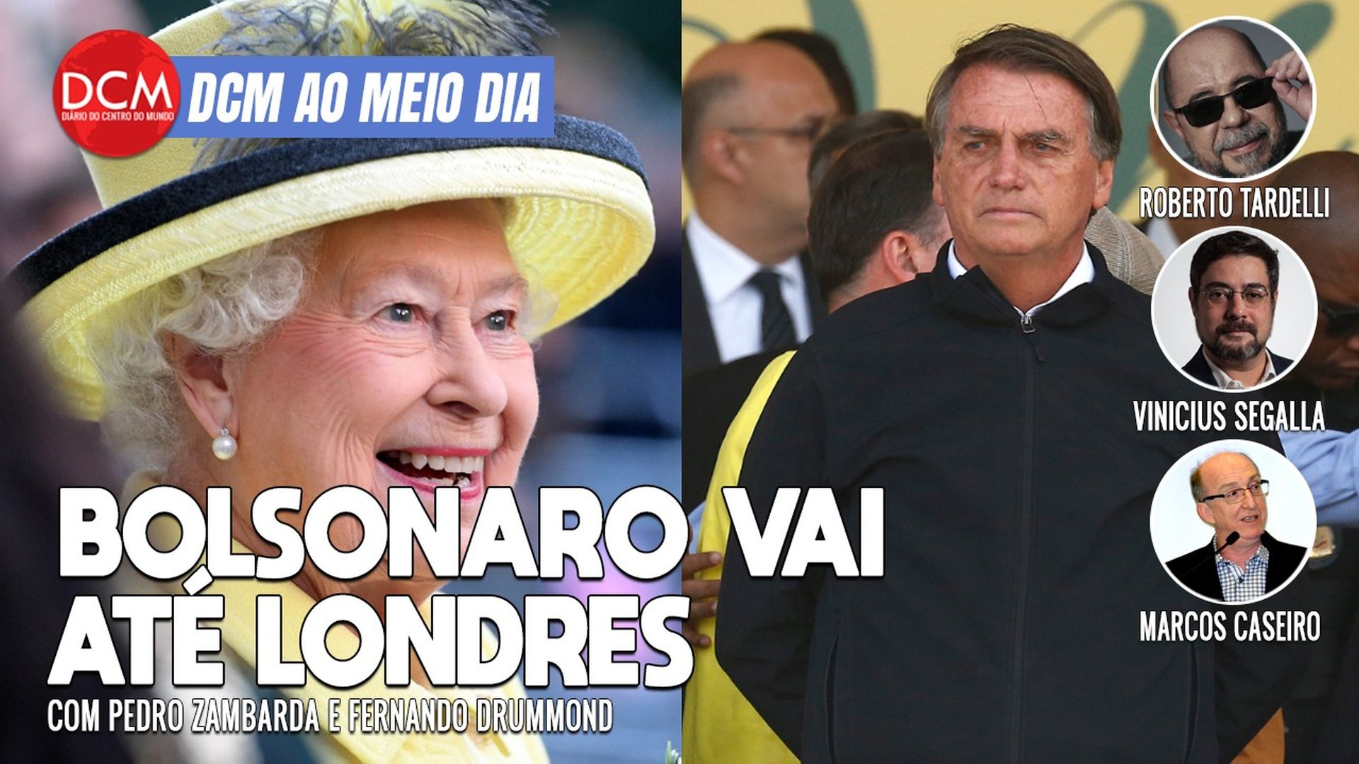 DCM Ao Meio-Dia: Pedetistas históricos querem voto em Lula no 1º turno; vagabundo vai a Londres