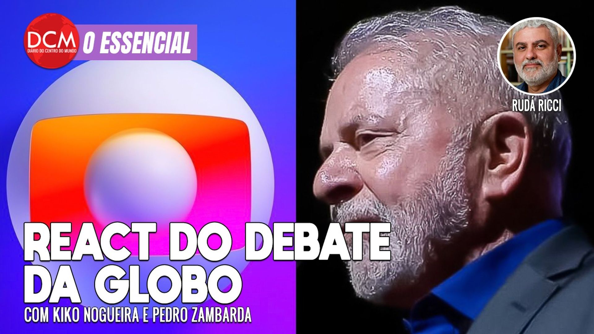 Essencial do DCM: Análise Datafolha com Rudá Ricci: Lula 50%, Bolsonaro 36%; react do debate na Globo