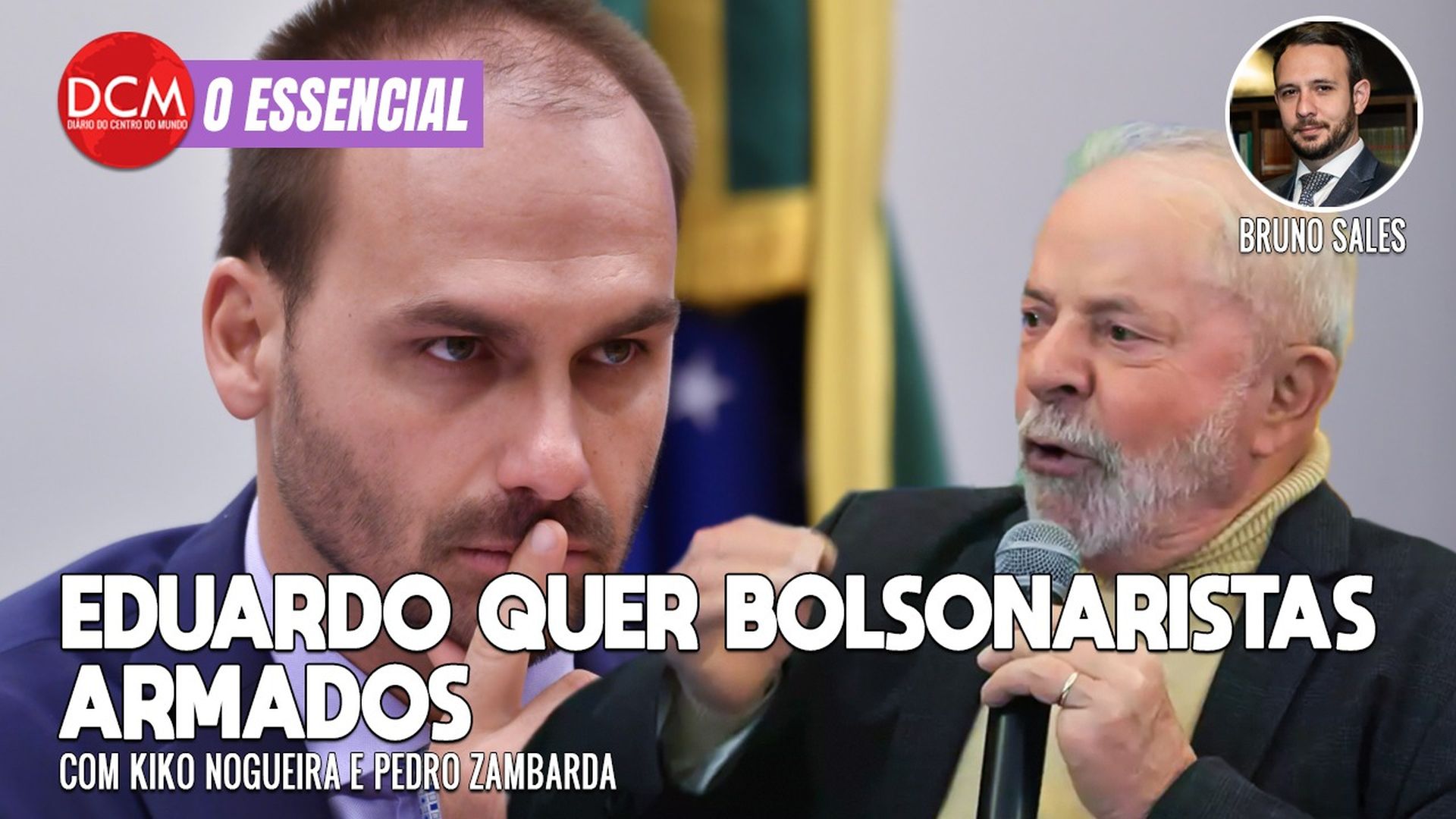 Essencial do DCM: O que diz a nova pesquisa Ipec; Eduardo Bolsonaro quer "voluntários" armados para defender o pai