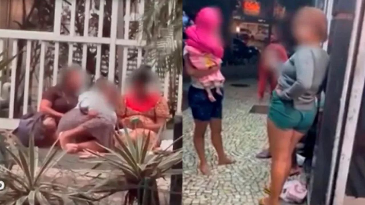 Montagem de fotos de exploração de trabalho infantil