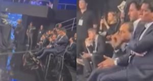 Montagem de fotos de Carlos Bolsonaro no debate