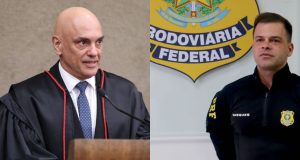 Montagem de fotos de Alexandre de Moraes e Silvinei Vasques - Antônio Augusto/Reprodução