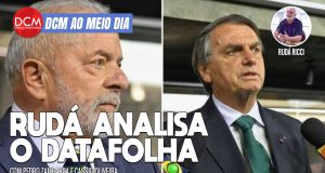 DCM Ao Meio-Dia: Lula - Datafolha é alerta, mas é impossível Bolsonaro tirar a vantagem