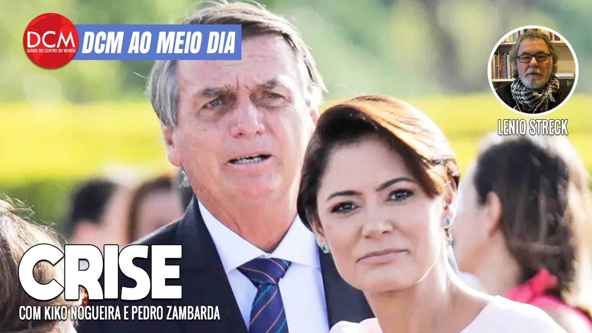 DCM Ao Meio-Dia: Bolsonaro e Michelle param de se seguir no Instagram após vitória de Lula; vagabundo segue quieto