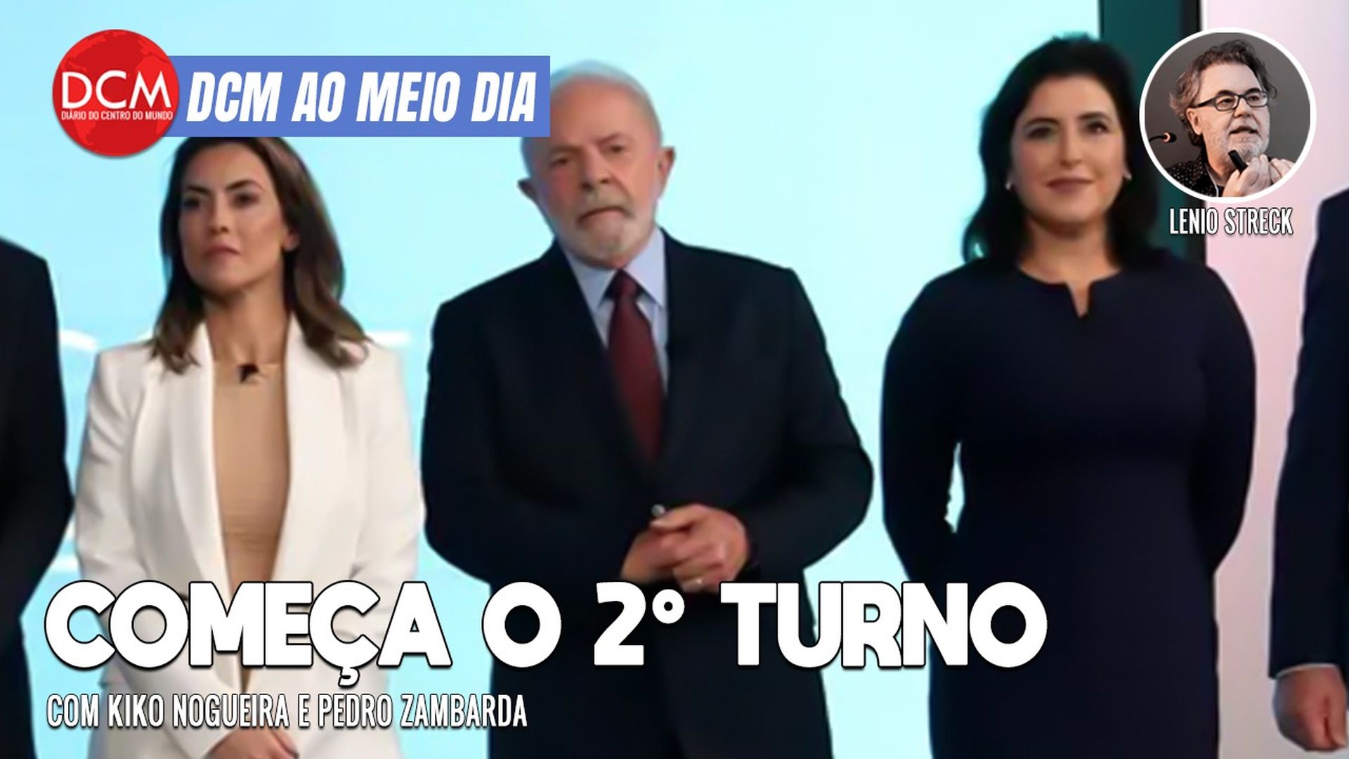 DCM Ao Meio-Dia: A luta por Lula no 2º turno; os erros das pesquisas; o voto útil de Ciro em Bolsonaro