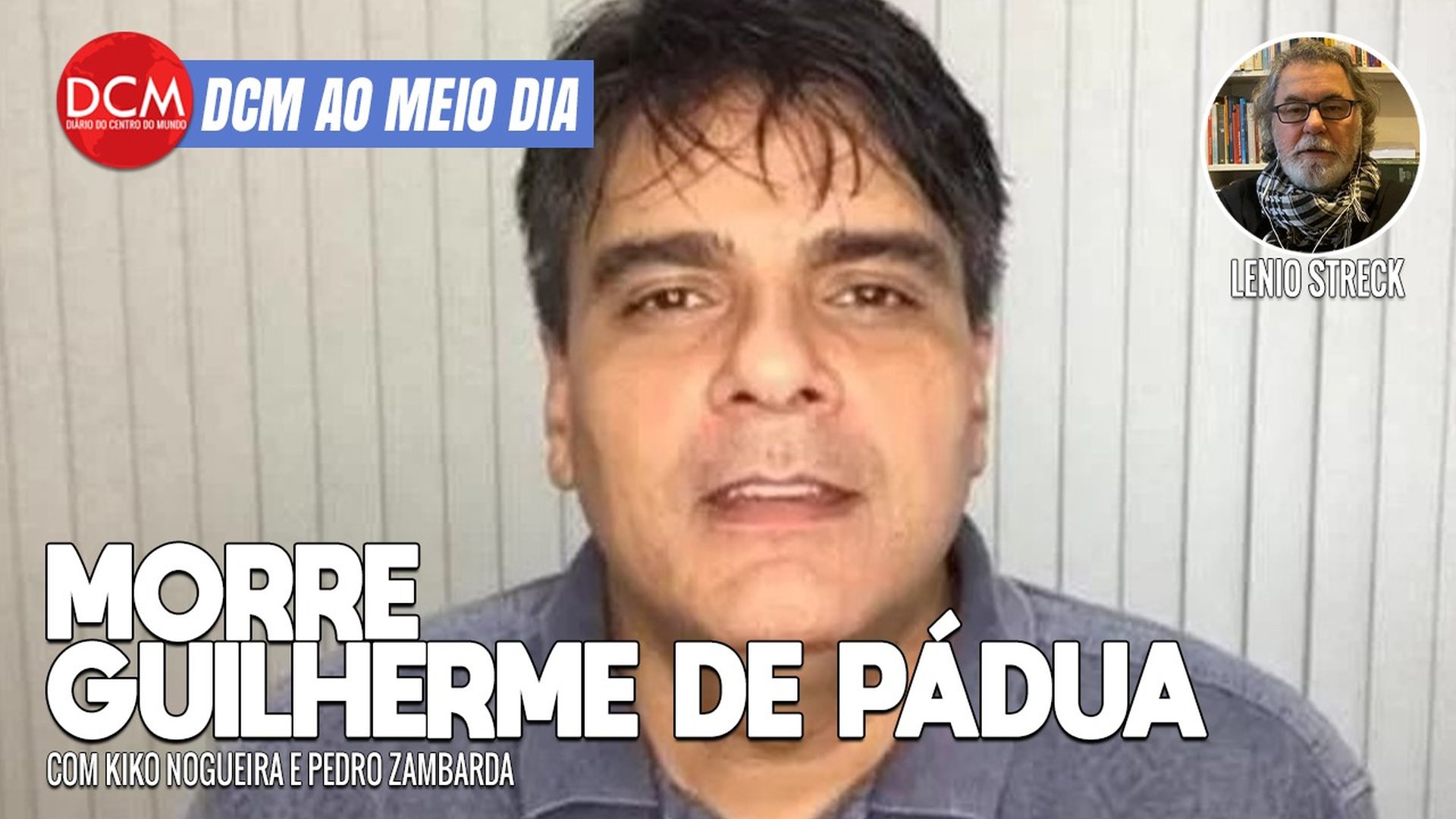 DCM Ao Meio-Dia: A morte de Guilherme de Pádua e a risada do pastor; Carlos Bolsonaro ressurge