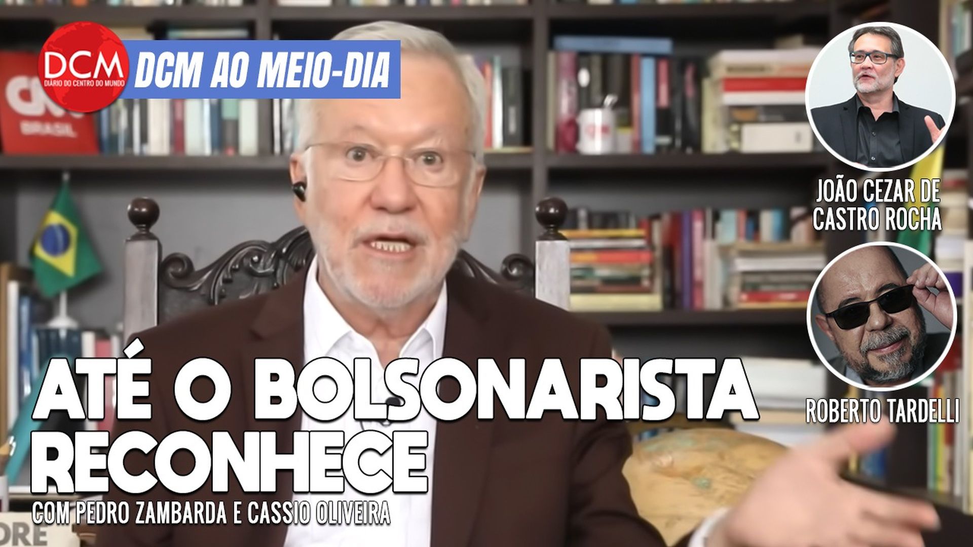 DCM Ao Meio-Dia: Até Alexandre Garcia reconhece que Lula subiu a rampa; empresário de Jair Renan é preso por fraude