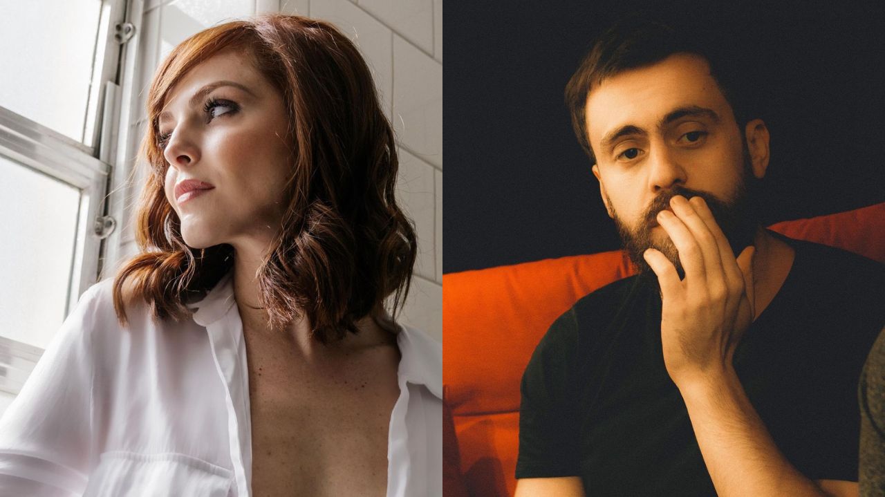 Montagem de fotos de Titi Müller e Tomás Bertoni