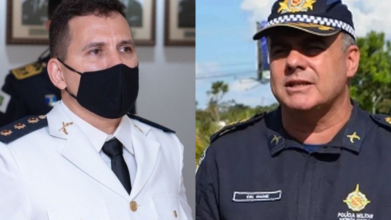 Montagem de fotos de Klepter Rosa Gonçalves e Jorge Eduardo Naime
