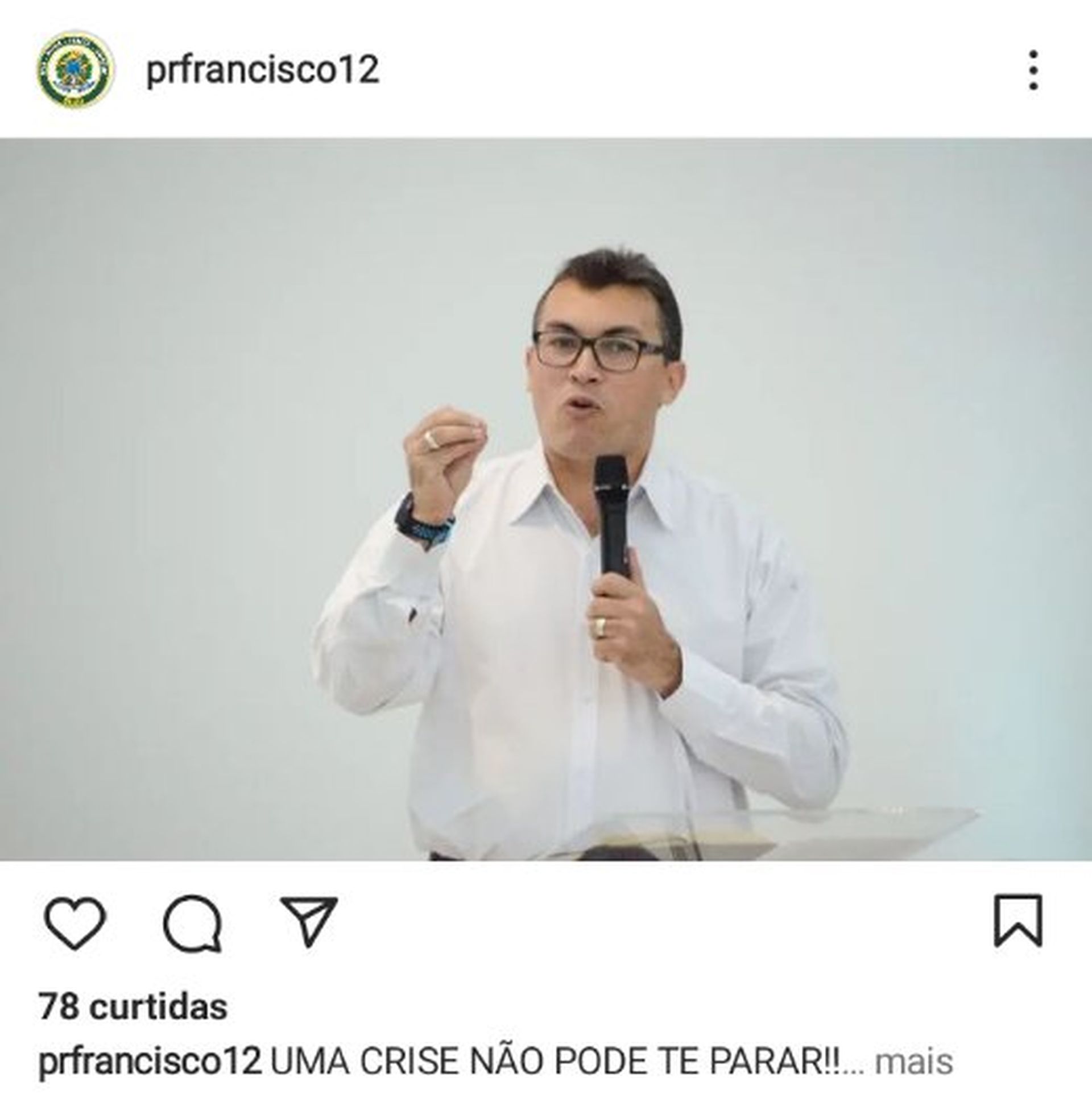 O "pastor-capeta" Chico, amigo de Michelle
