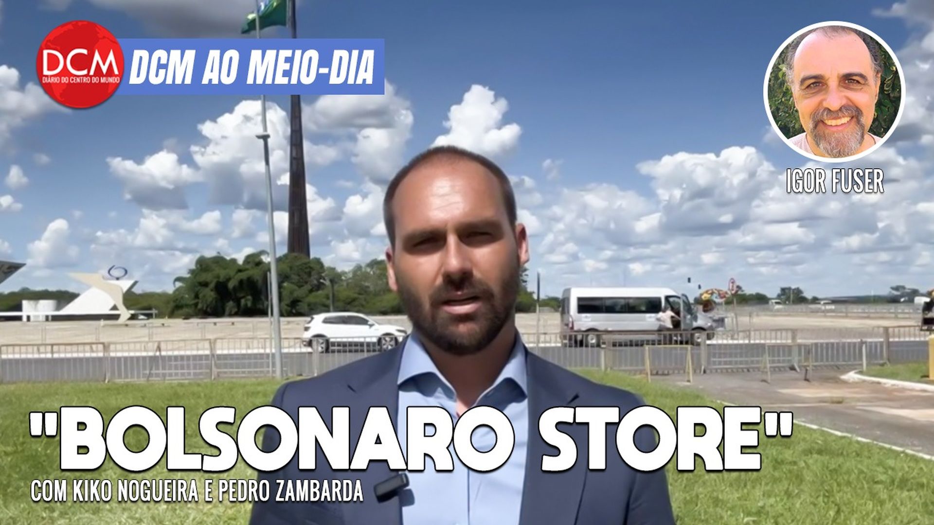 DCM Ao Meio-Dia: “Bolsonaro Store” - quase em março, Eduardo vende calendário com “vitórias” do pai