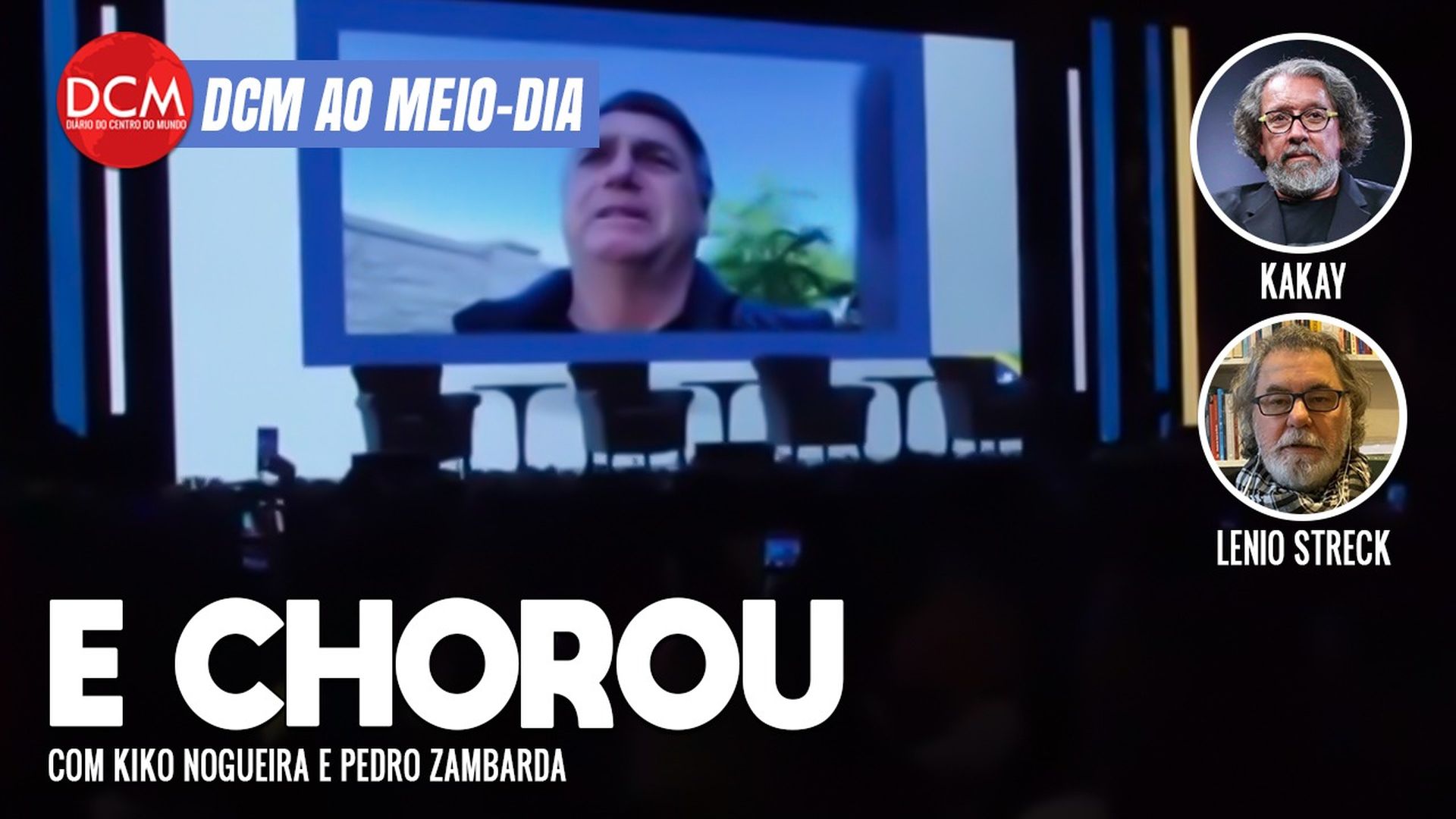 DCM Ao Meio-Dia: Bolsonaro 'entra' descontrolado na posse de Michelle no PL e chora e com medo da prisão