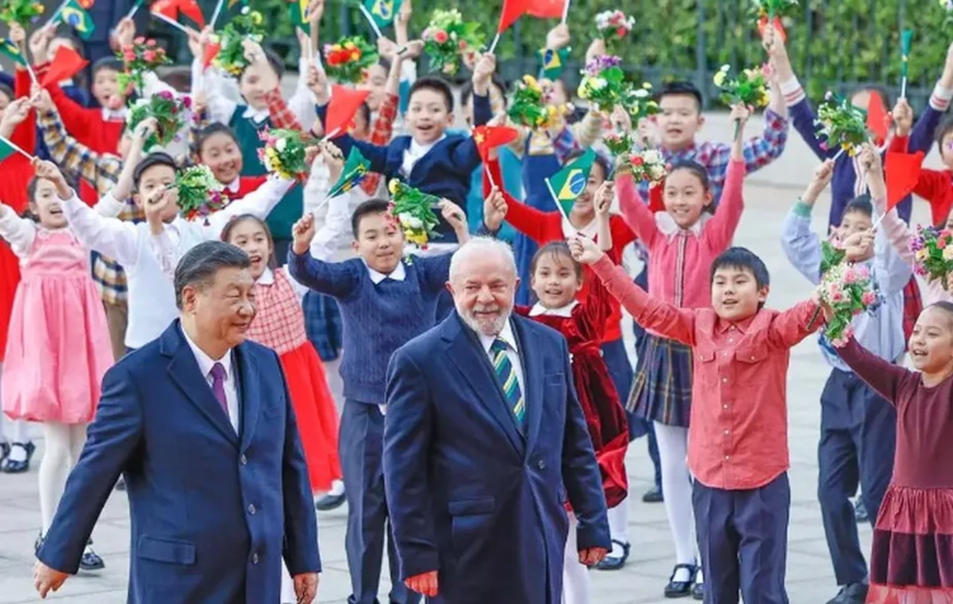 Lula é recebido na China ao som de 'Novo tempo' (Ricardo Stuckert)