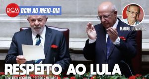 DCM Ao Meio-Dia: Presidente do Parlamento de Portugal exige respeito a Lula; general cotado para o GSI: chega!
