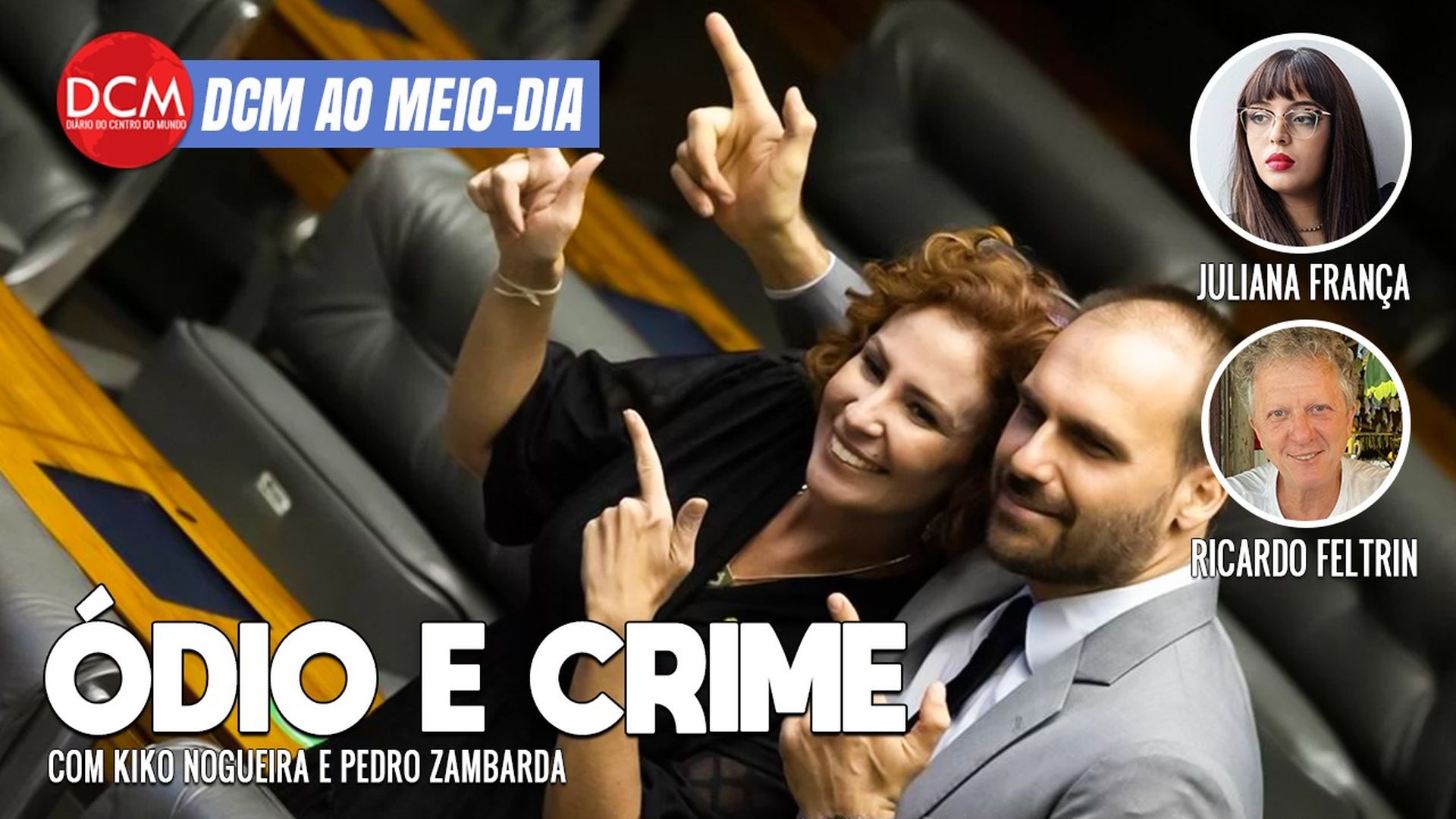DCM Ao Meio-Dia: Bolsonarismo assassino tenta surfar no massacre da creche; demissões em massa na Globo