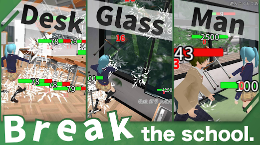 Imagem de divulgação de jogo que simula destruição de escolas
