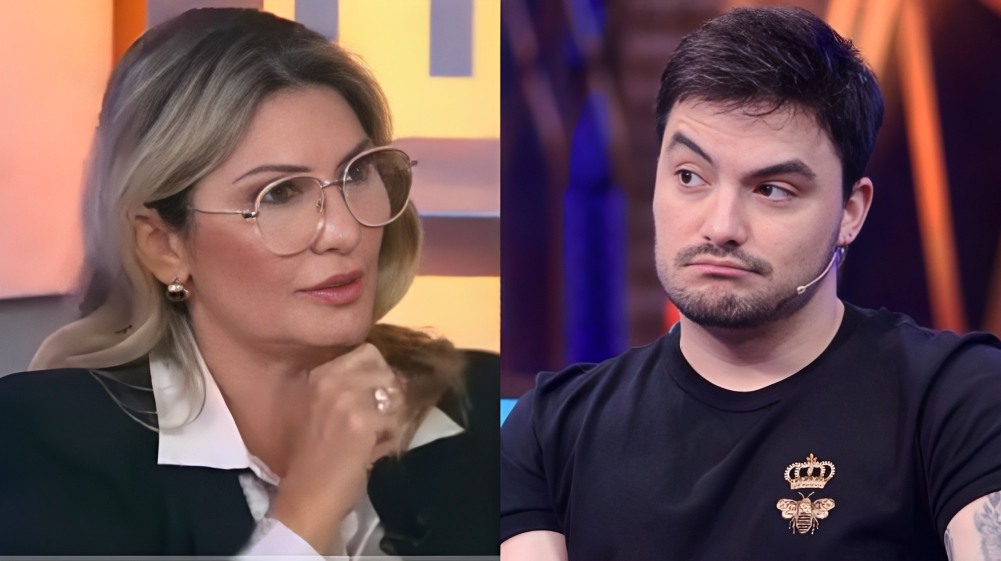 Montagem de fotos de Antonia Fontenelle e Felipe Neto