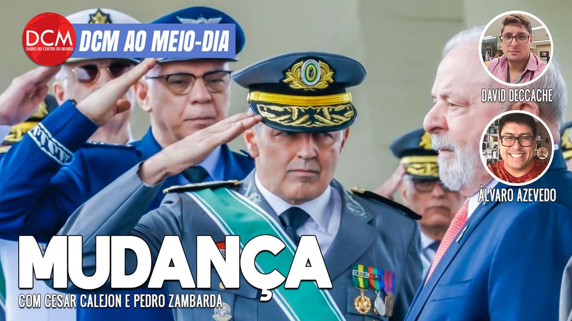 DCM Ao Meio-Dia: Lula muda liderança das Forças Armadas; indígenas denunciam ‘boiada passando’ no Marco Temporal