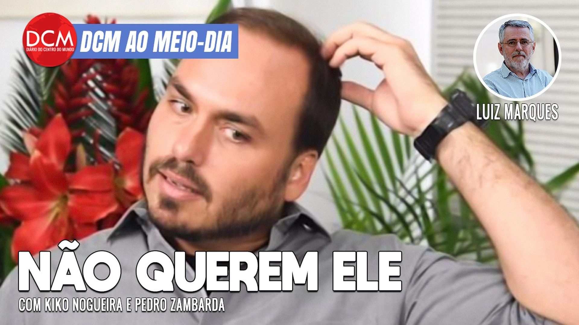 DCM Ao Meio-Dia: PL prevê que Carlos Bolsonaro será preso até 2024; Assange escreve carta para Charles III