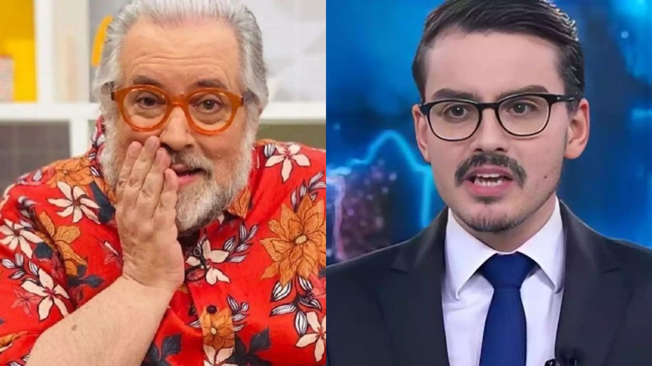 Montagem de fotos de Leão Lobo e Dudu Camargo