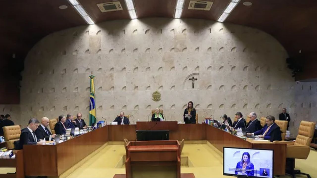 Imagem de plenário do STF