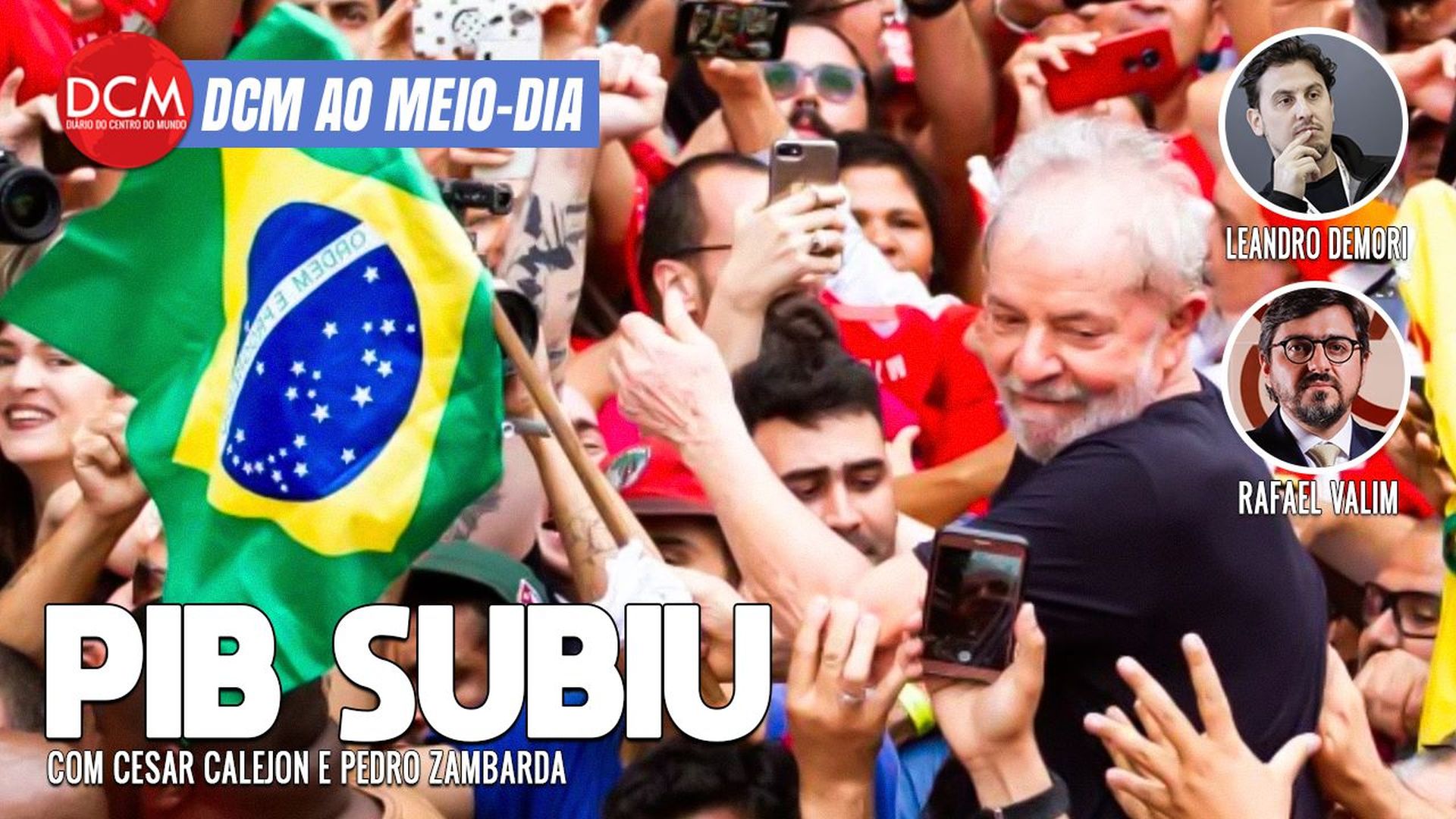 DCM Ao Meio-Dia: PIB cresce 1,9% no 1º trimestre do governo Lula; PF atua contra aliados de Lira acusados de fraude