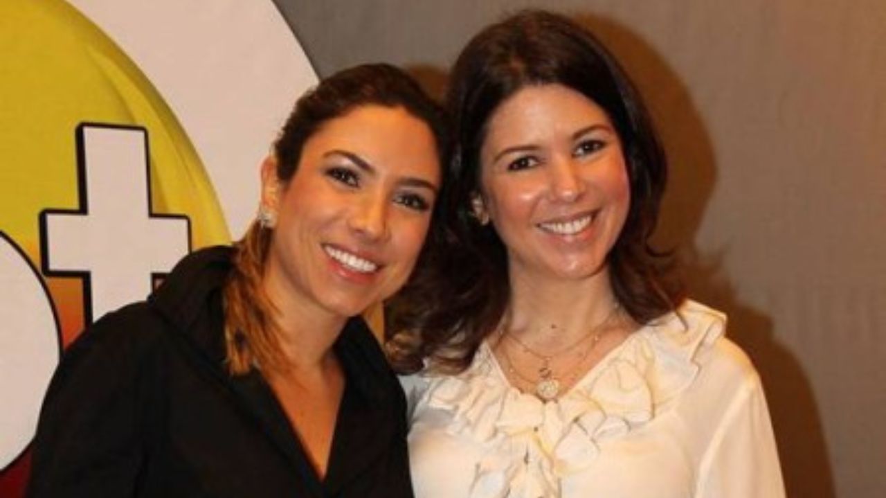 Patrícia Abravanel e Daniela Beyruti sorrindo