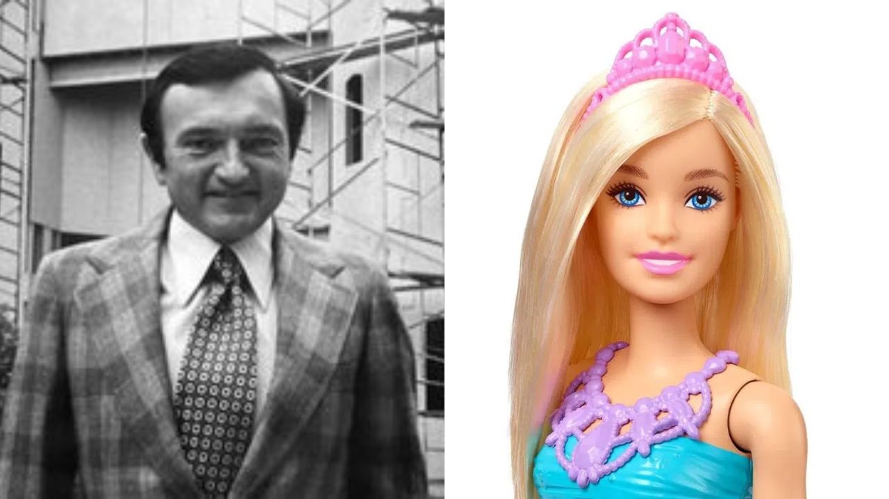 Montagem de fotos de Jack Ryan e boneca Barbie