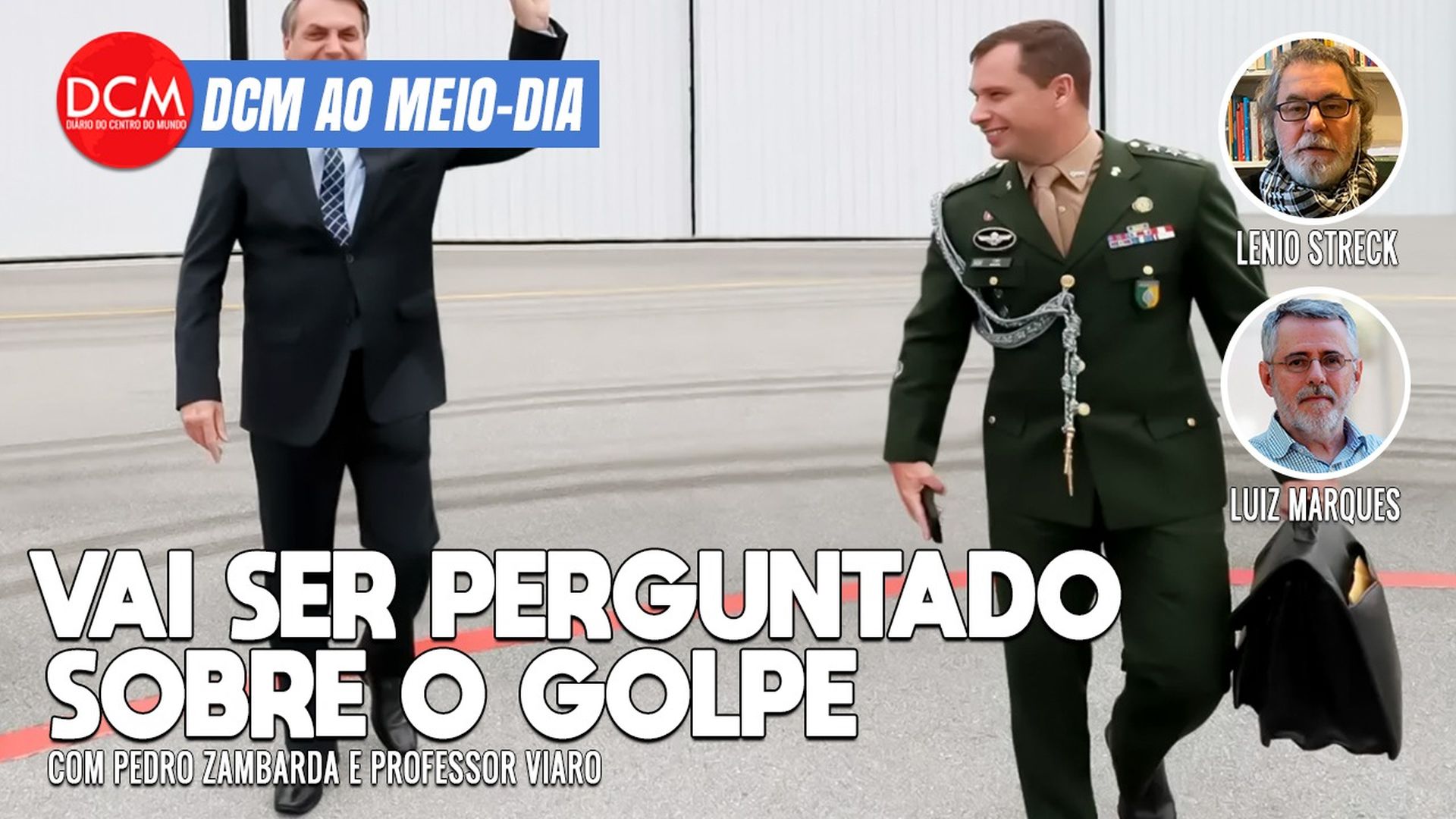 DCM Ao Meio-Dia: Mauro Cid deve ser inquirido sobre autoria da minuta, vacinas e mandantes do golpe de 8/1