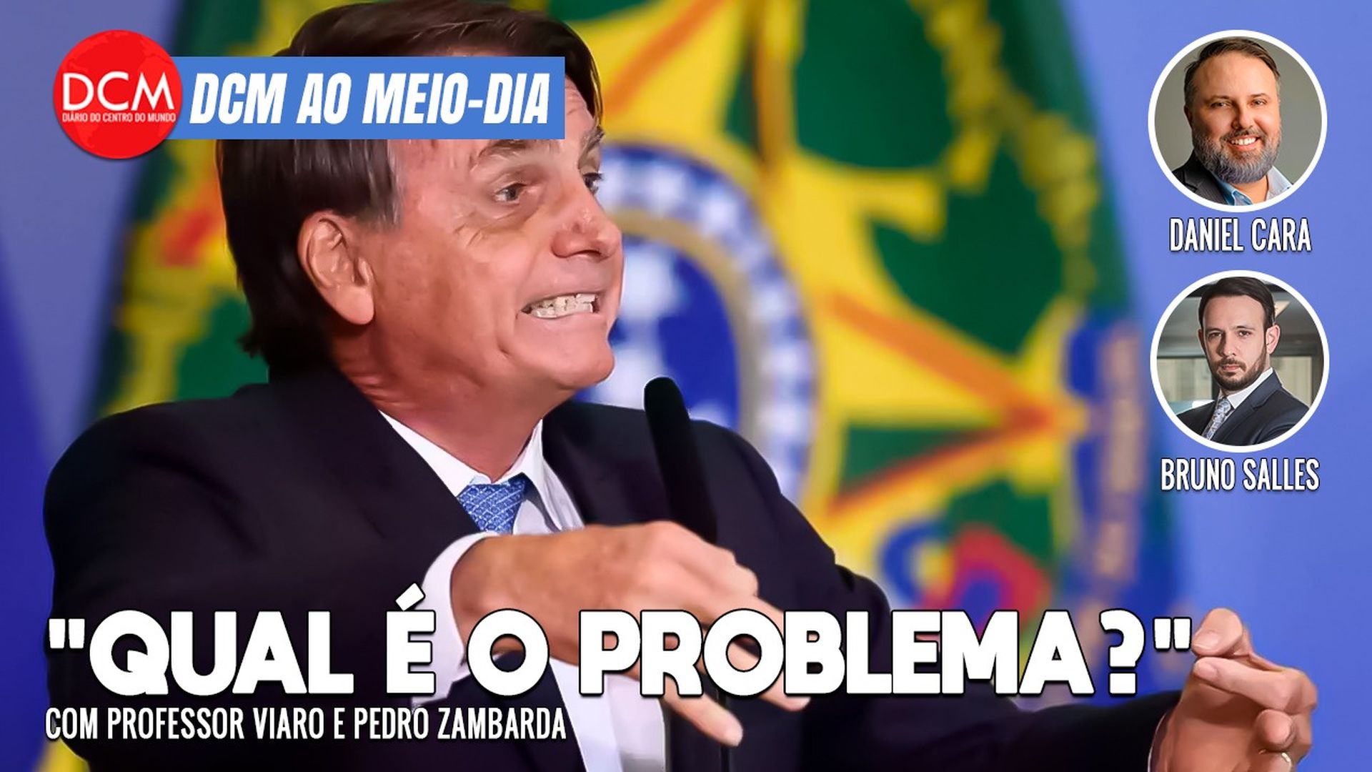 DCM Ao Meio-Dia: Bolsonaro diz que mandou zaps com ataques ao STF para empresários - “Qual o problema?”
