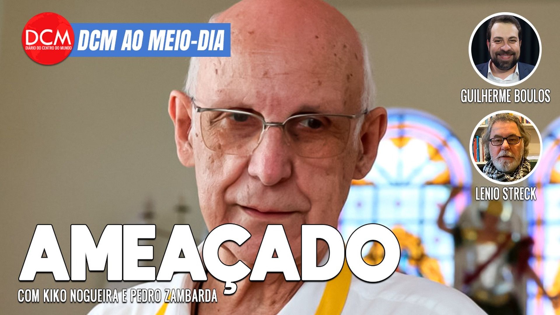Ao Meio-Dia: Idoso ameaçou Padre Júlio; Militares não pressionarão contra prisão de Bolsonaro; Boulos no DCM