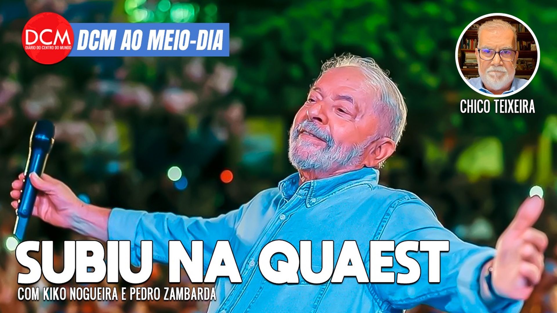 DCM Ao Meio-Dia: Quaest - Lula cresce entre evangélicos e eleitores de Bolsonaro; Mauro Cid pode delatar Bolsonaro