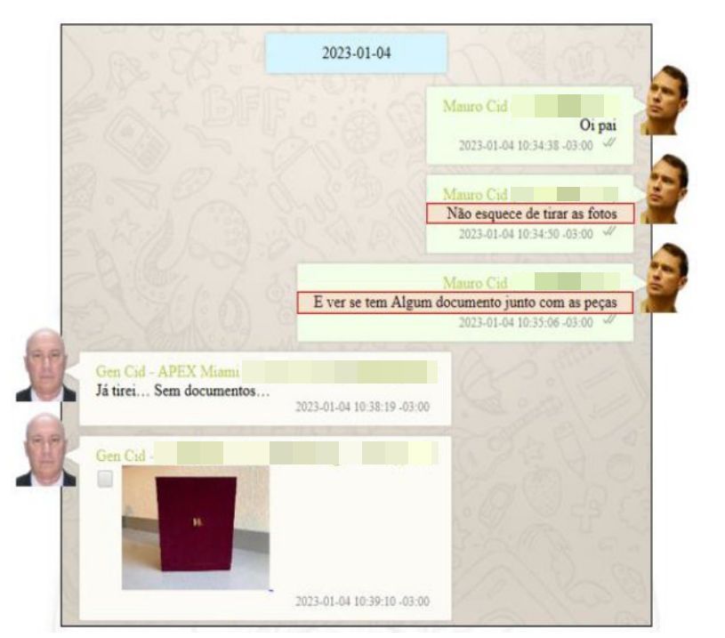Conversa de Cid com seu pai sobre as joias