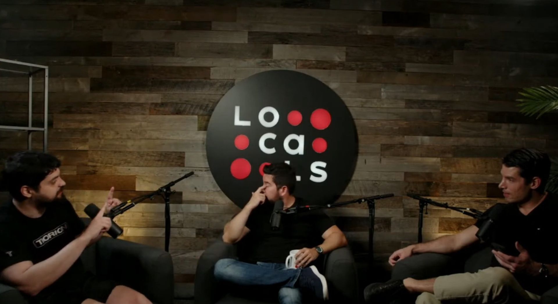 Monark com o neto do ex-ditador e o ex-Jovem Pan