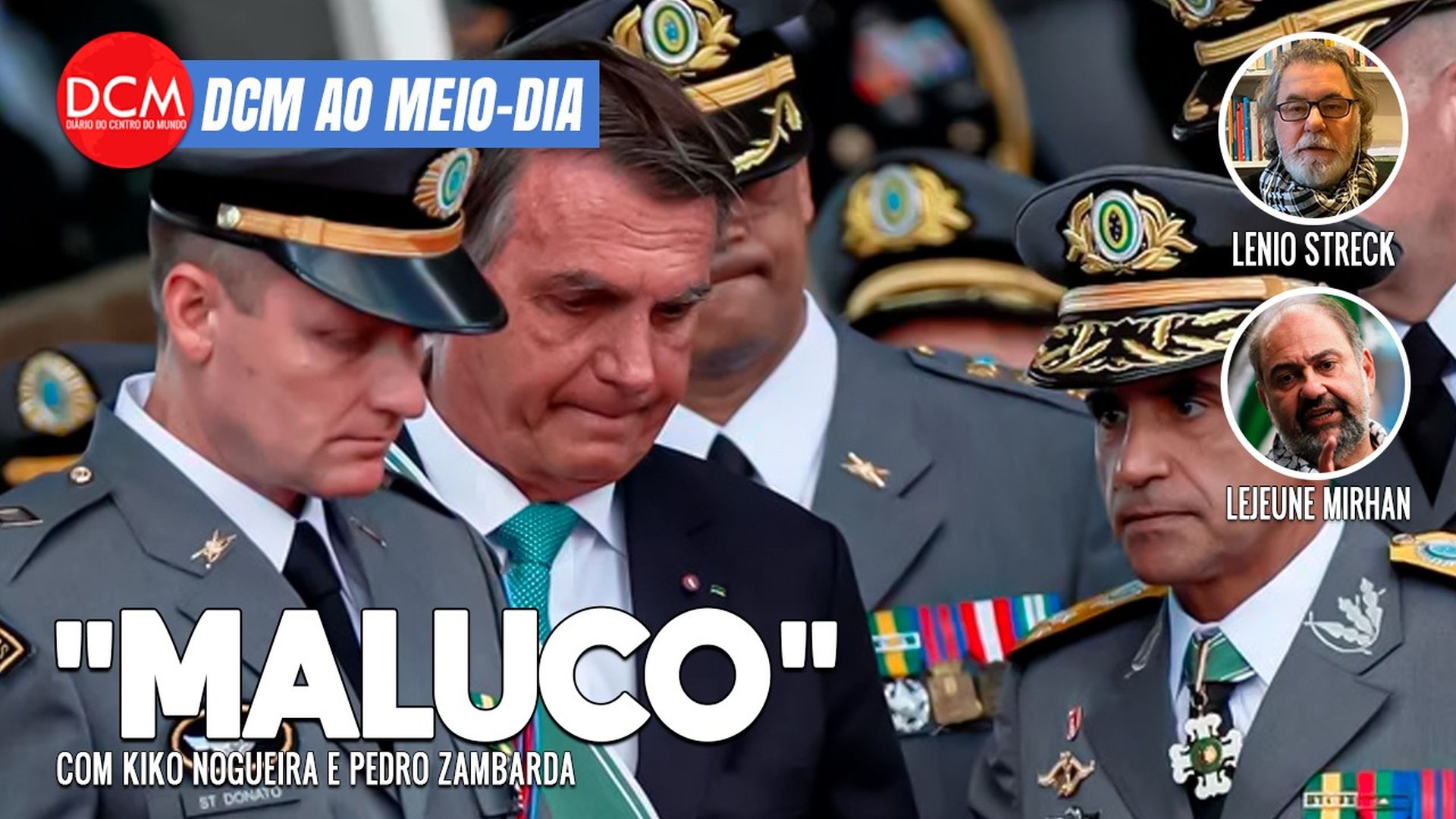 DCM Ao Meio-Dia: Comandante do Exército impediu desmonte de acampamento bolsonarista e chamou general de ‘maluco’