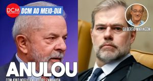 DCM Ao Meio-Dia: Toffoli diz que prisão de Lula foi “armação” e pede investigação: quando a mídia fará o mea culpa?