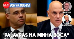 DCM Ao Meio-Dia: Moraes bate-boca com Mendonça no julgamento dos golpistas de 8/1; Jovem Pan na delação de Cid?