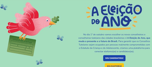 Ilustração do site A Eleição do Ano