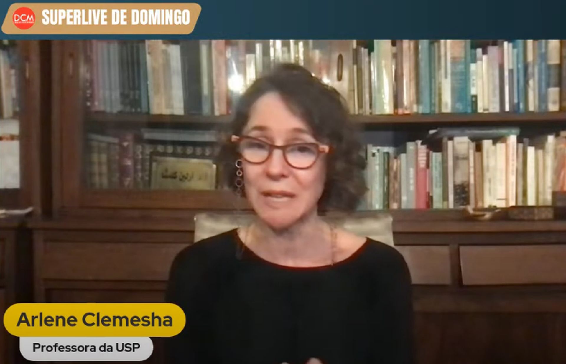 Arlene Clemesha, da USP. Foto: Reprodução/DCMTV/YouTube