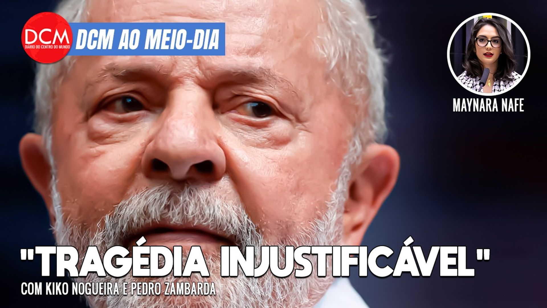 DCM Ao Meio-Dia: Biden compra versão israelense do ataque ao hospital de Gaza; Lula: ‘tragédia injustificável’