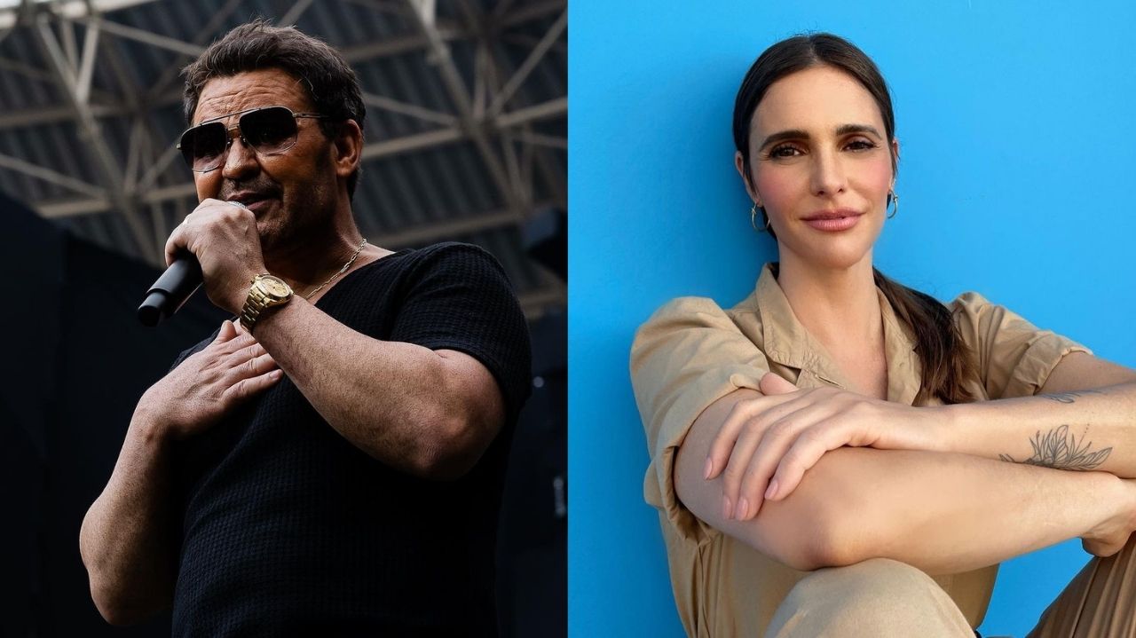 Montagem de fotos de Eduardo Costa e Fernanda Lima