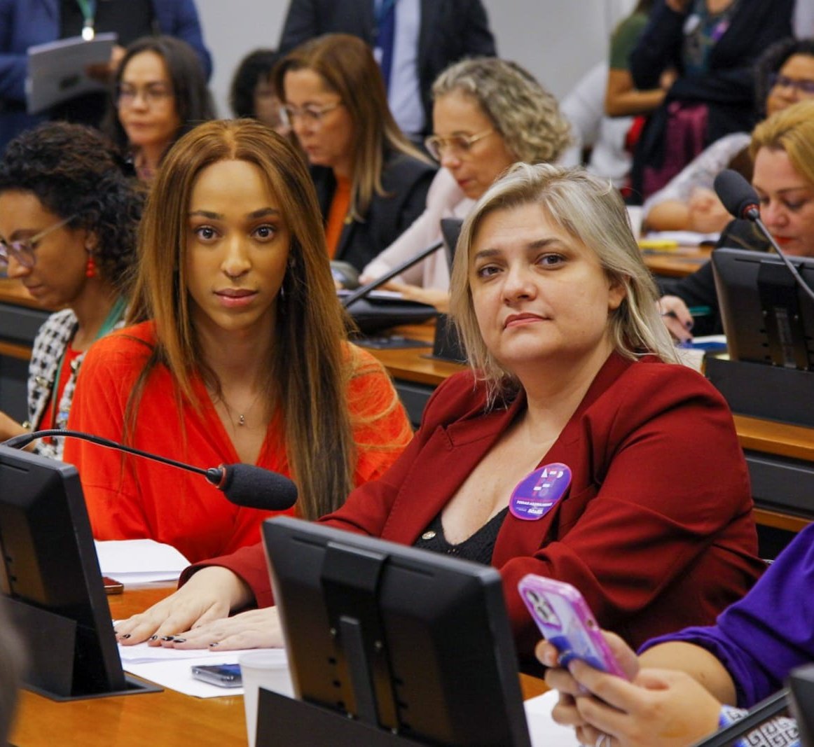 Erika Hilton e Luciene Cavalcante, deputadas do Psol
