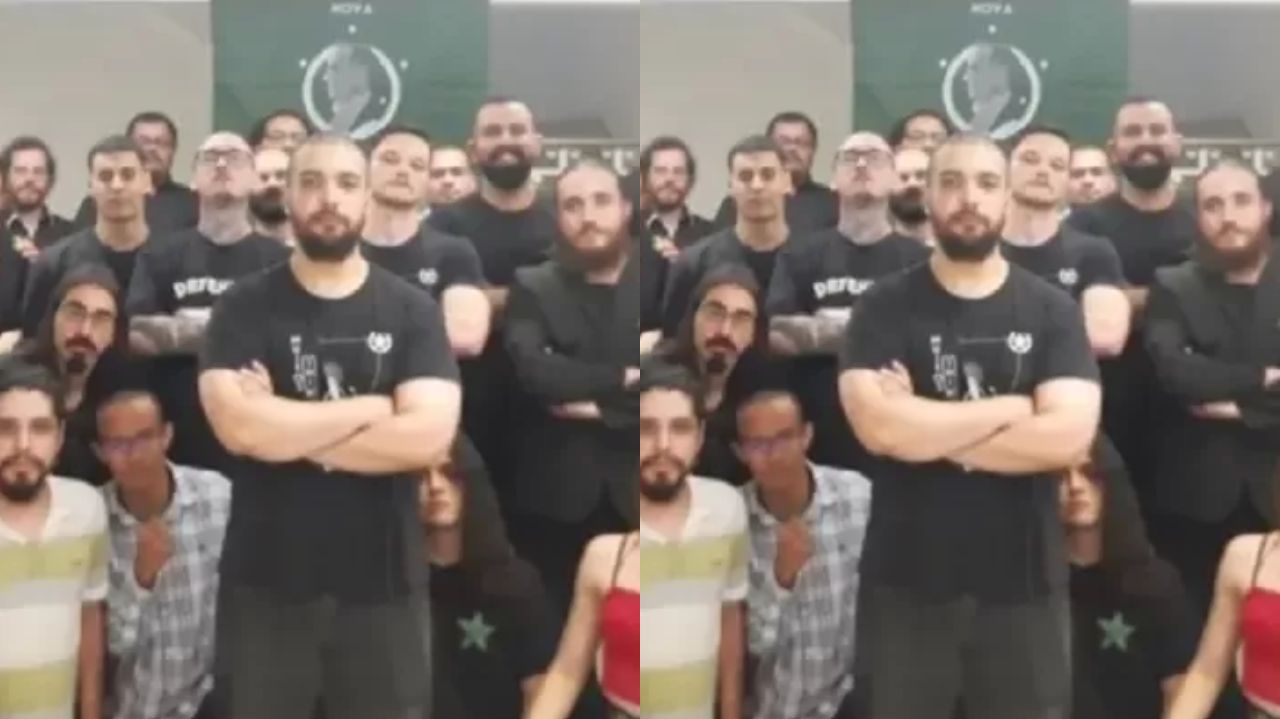 Montagem de fotos do grupo Nova Resistência