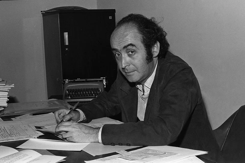 Vladimir Herzog em foto em preto e branca