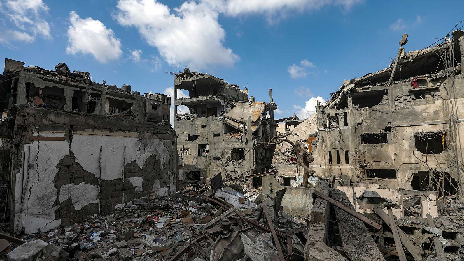 Escombros em Gaza