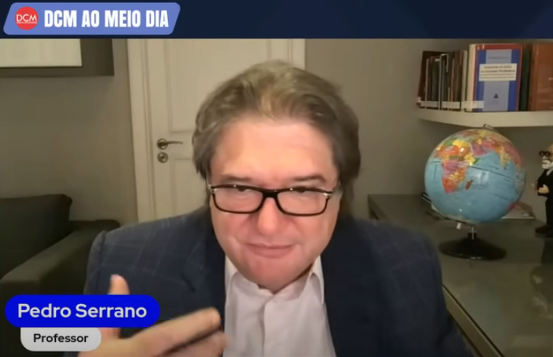 Pedro Serrano. Foto: Reprodução/DCMTV/YouTube