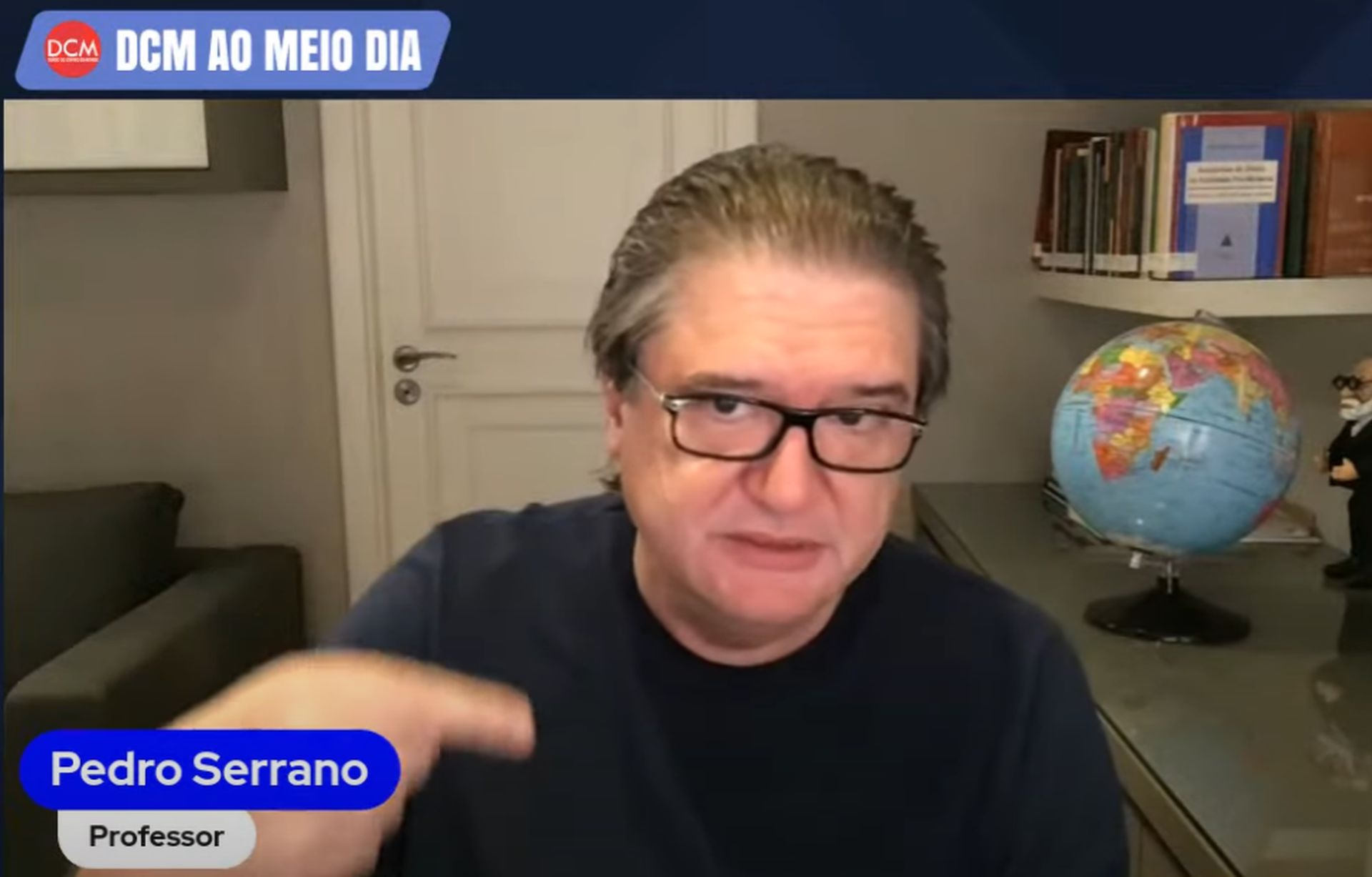 Pedro Serrano. Foto: Reprodução/DCMTV/YouTube